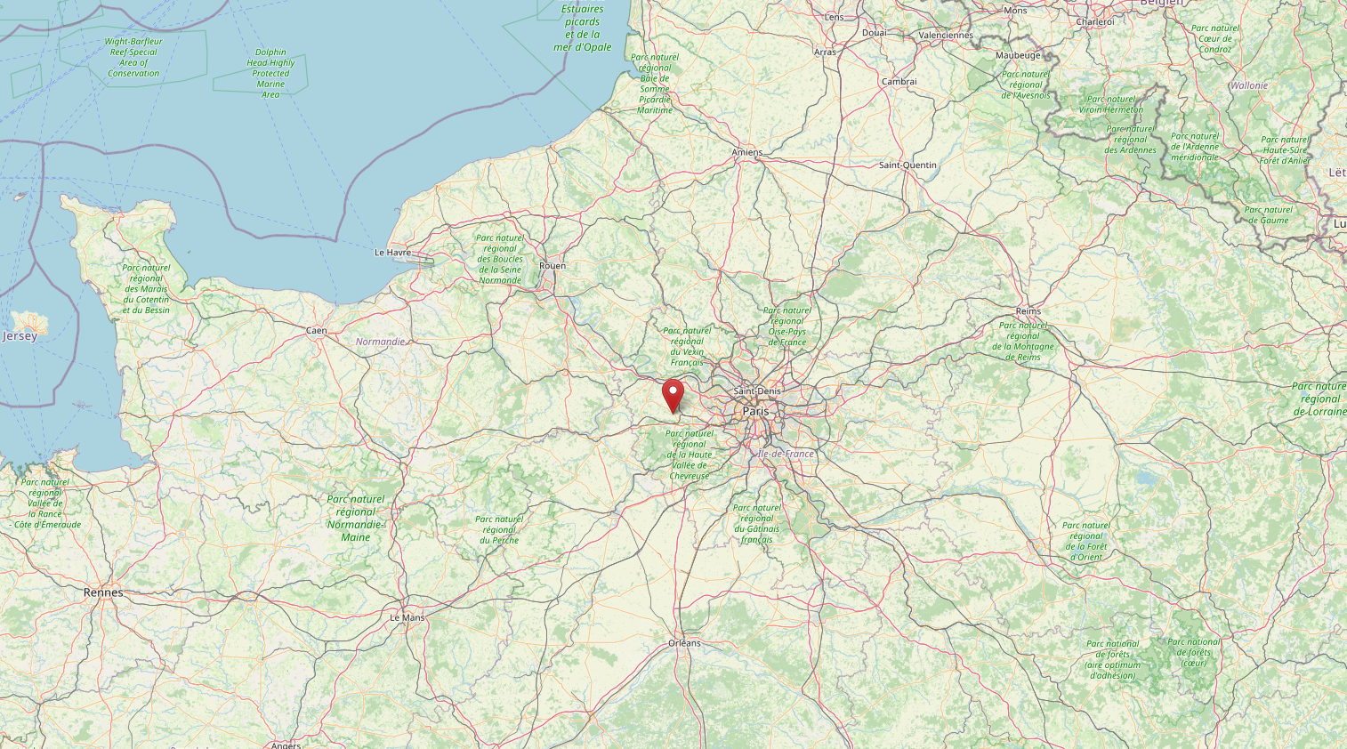 Carte de Saulx-Marchais